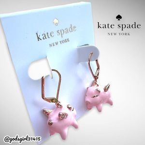 FINAL PRICE❗️New Kate Spade Wild Imagination Flying Pig Earrings $68